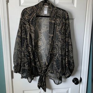 Free People Black OS fits all top